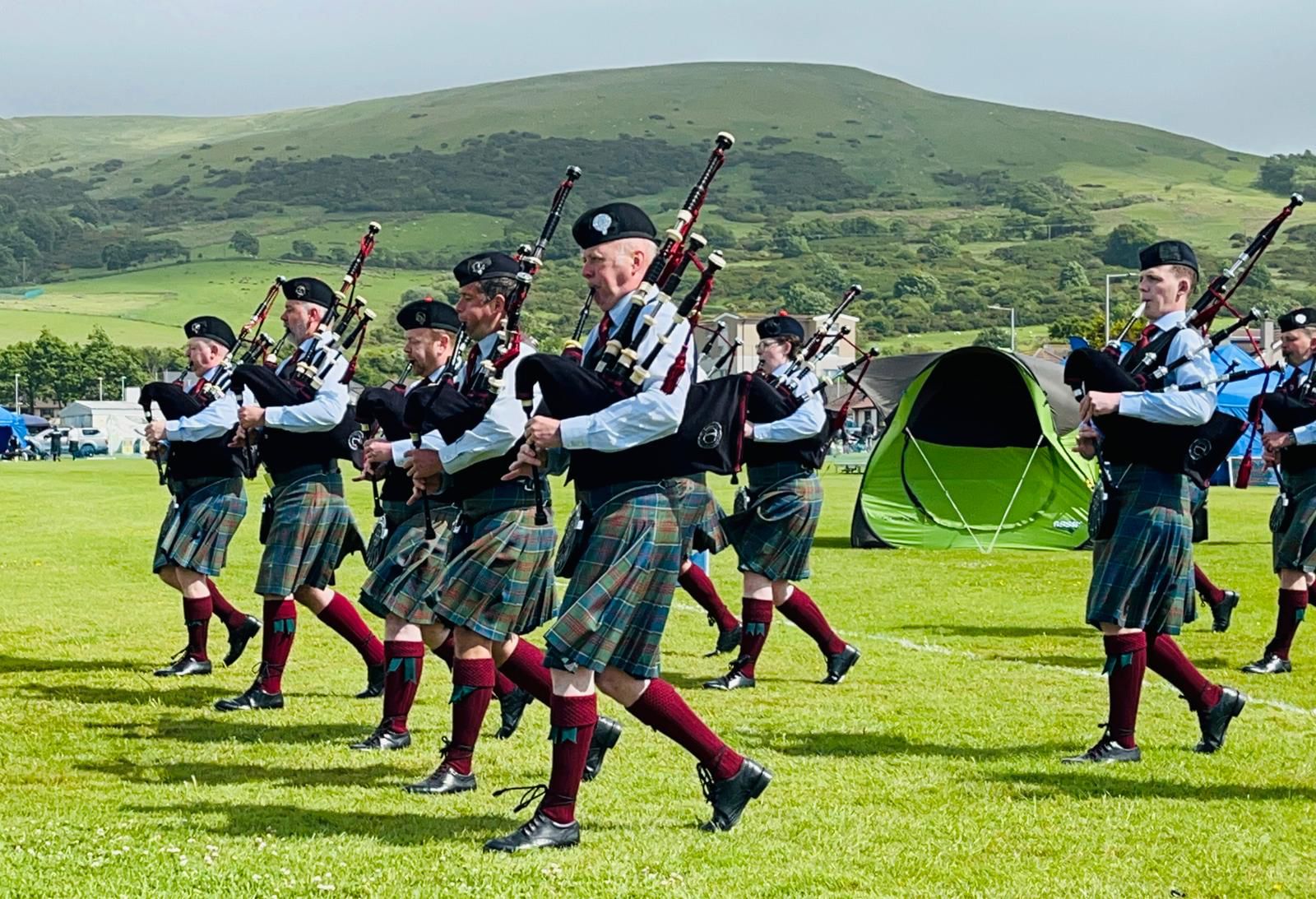 Stockbridge Pipe Band - Girvan - June 2025